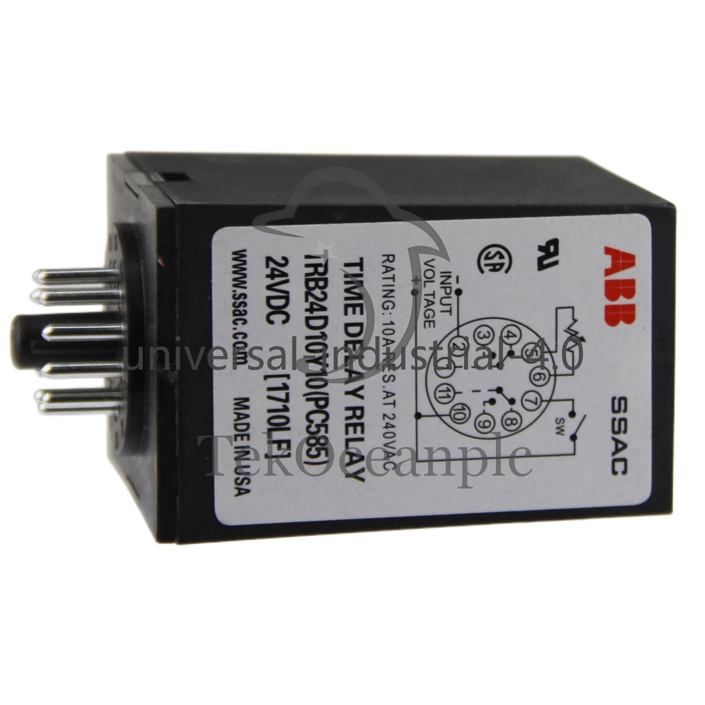 ABB TRB24D10Y10 Time Delay Relay 24VDC #te