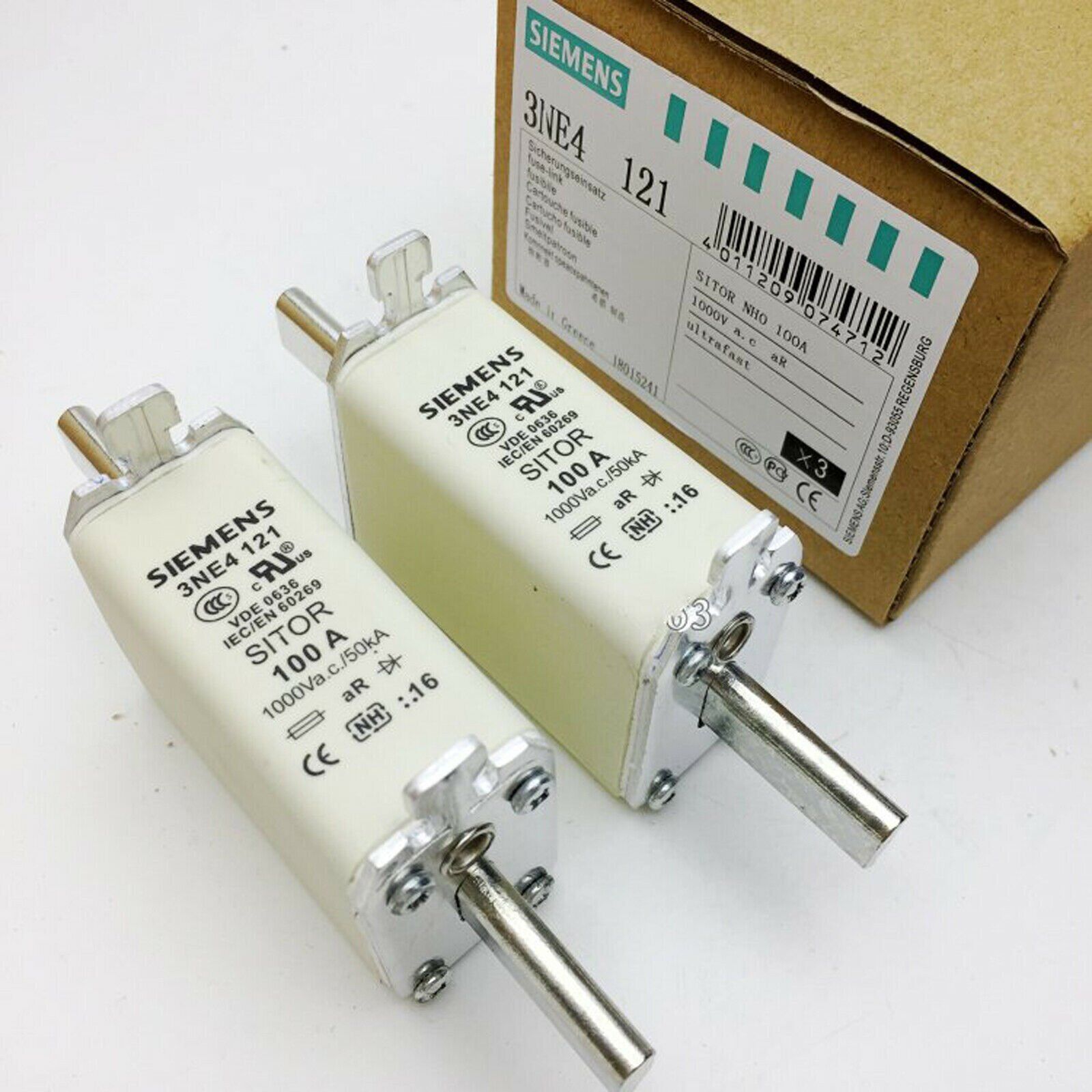 new ONE   in box Siemens 3NE4121 100A One year FAST SHIP