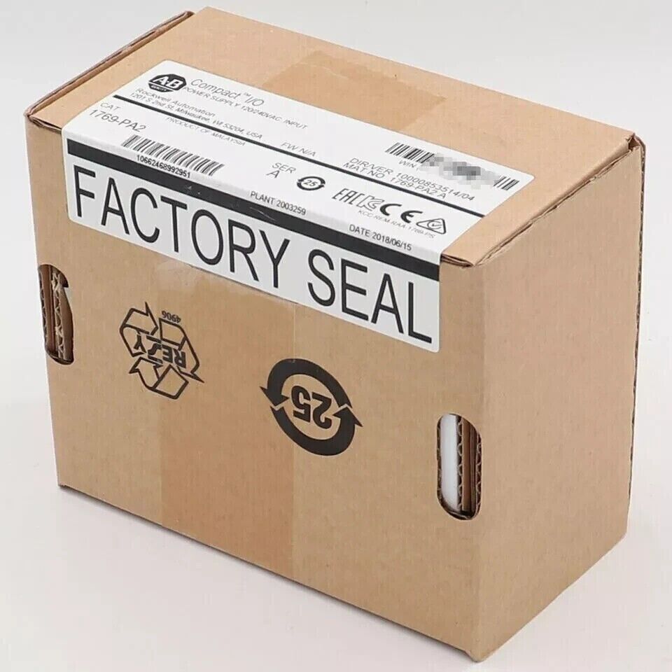 New Factory Sealed AB 1769-PA2 SER A CompactLogix AC Power Supply 1769PA2 - COMPACTLOGIX