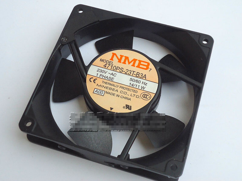 1pcs NMB 4710PS-23T-B3A 12025 12CM 230V 14 / 11W cooling fan