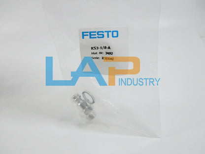 FESTO KS3 Series G1/8 Male Quick Connect Plug KS3-1/8-A - FESTO