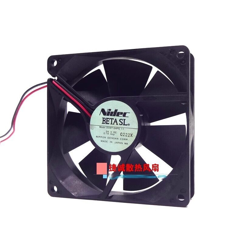 new Nidec D09T-24PG 24V 0.14A 9025 9CM silent chassis inverter fan