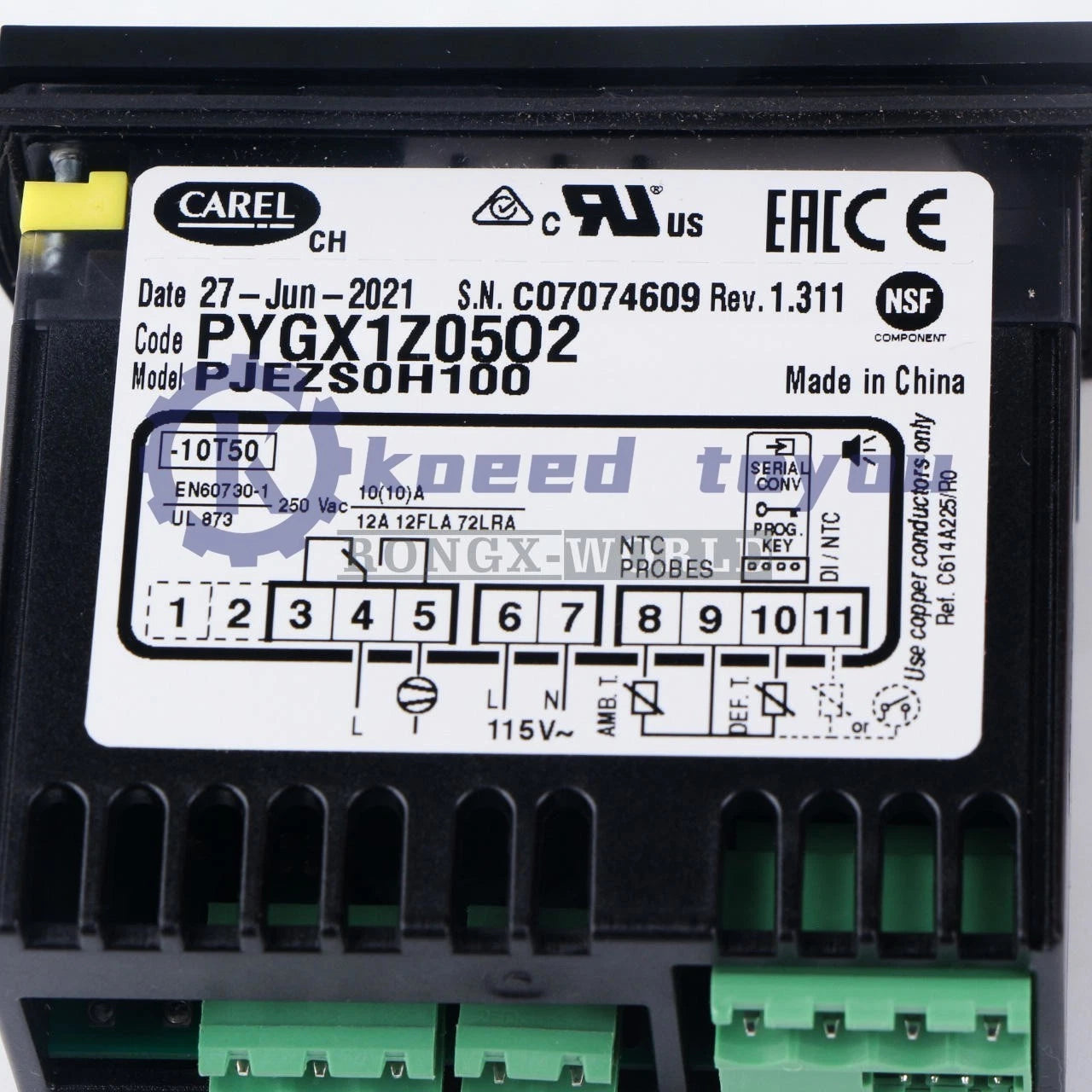 1PC CAREL PJEZS0H100 TEMPERATURE CONTROLLER