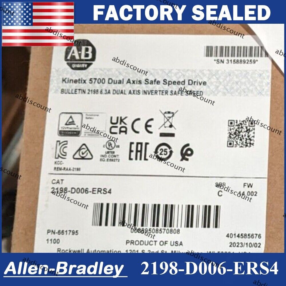 Kinetix 5700 Dual Axis Safe Speed Drive - ALLEN BRADLEY