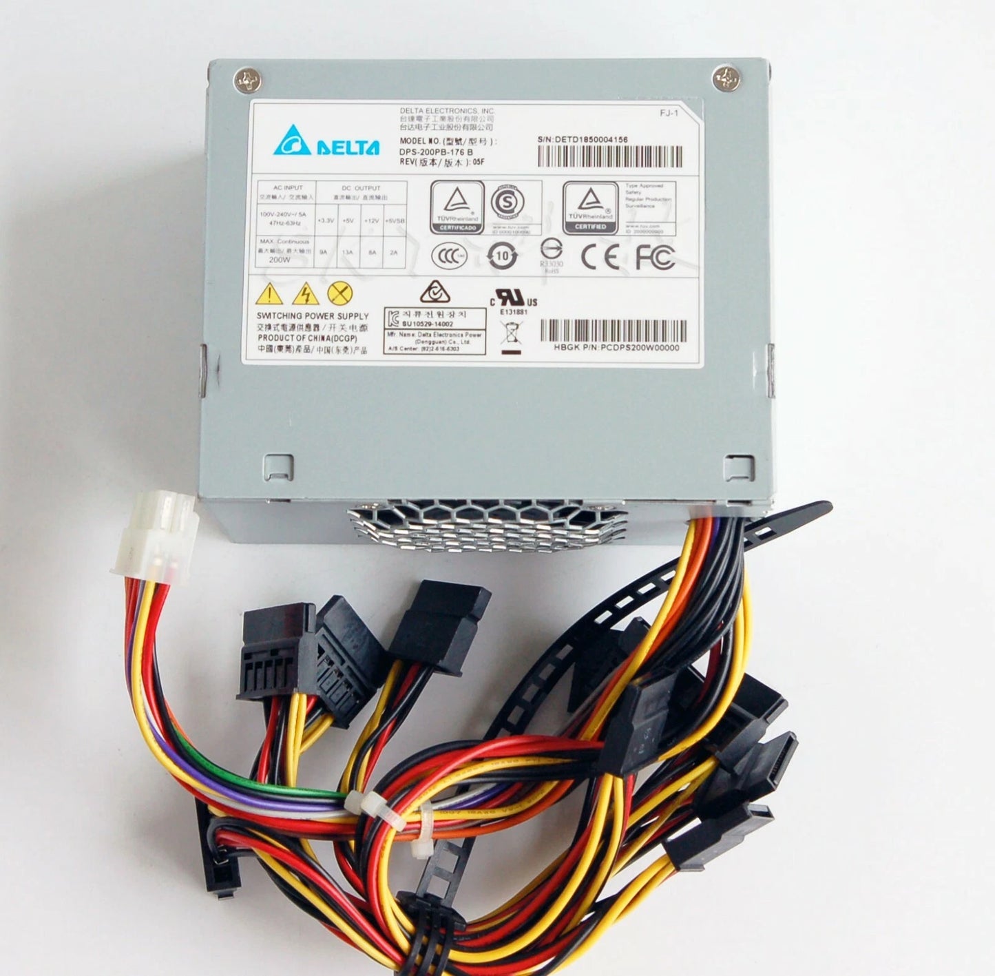 Delta DPS-200PB-176B 200W for Haikang hard disk video recorder power supply