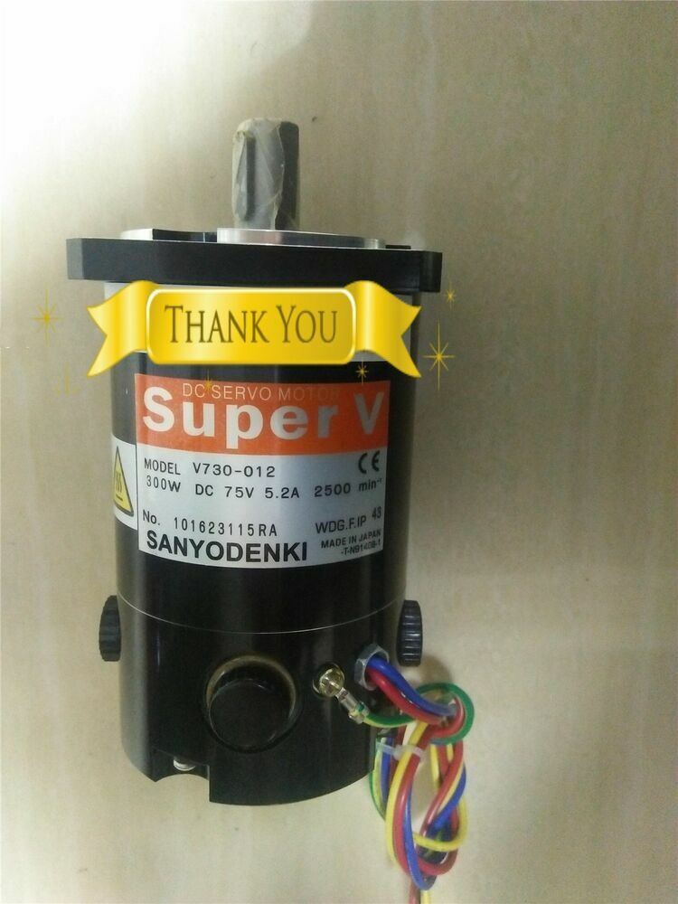 new 1PC  IN BOX SANYO V730-012 DENKI SERVO MOTOR V730012 PING