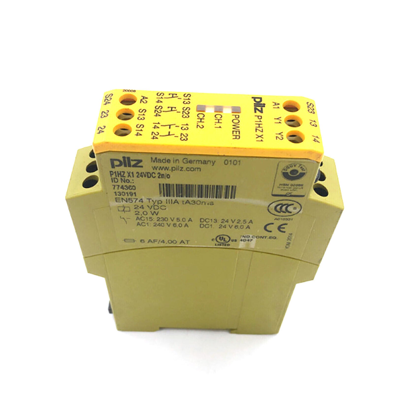 new ONE Pilz 774360 P1HZ X1 Safety Relay 24VDC Pilz