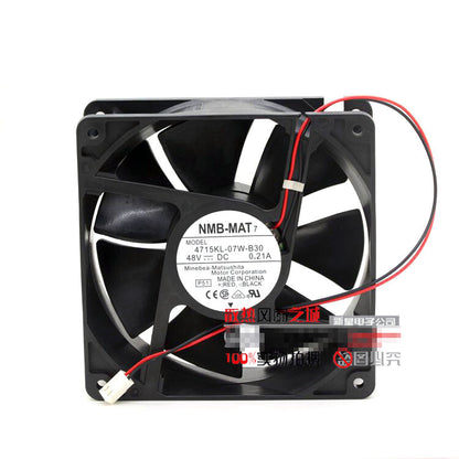 1pcs NMB 4715KL-07W-B30 12038 12CM 48V 0.21A Inverter DC fan 2pin