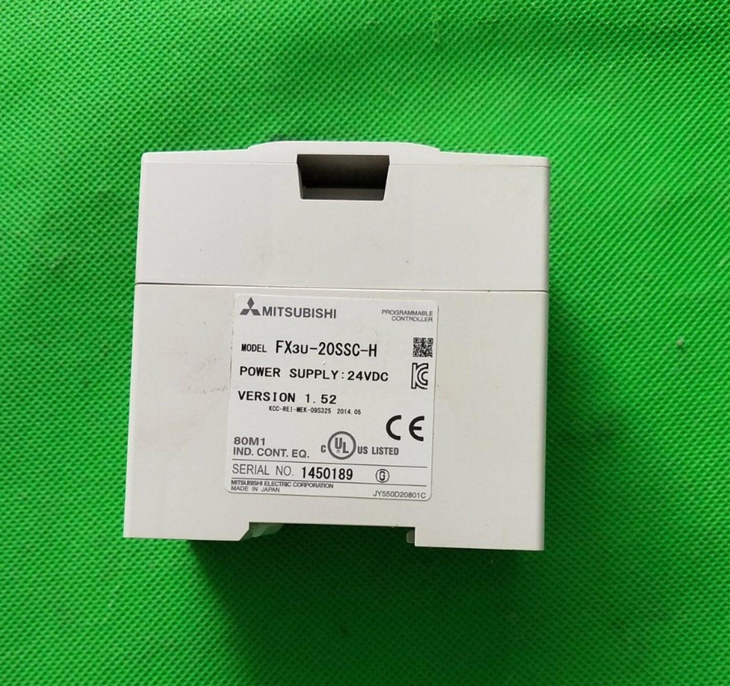used Mitsubishi FX3U-20SSC-H Module, Tested, Good Condition - MITSUBISHI
