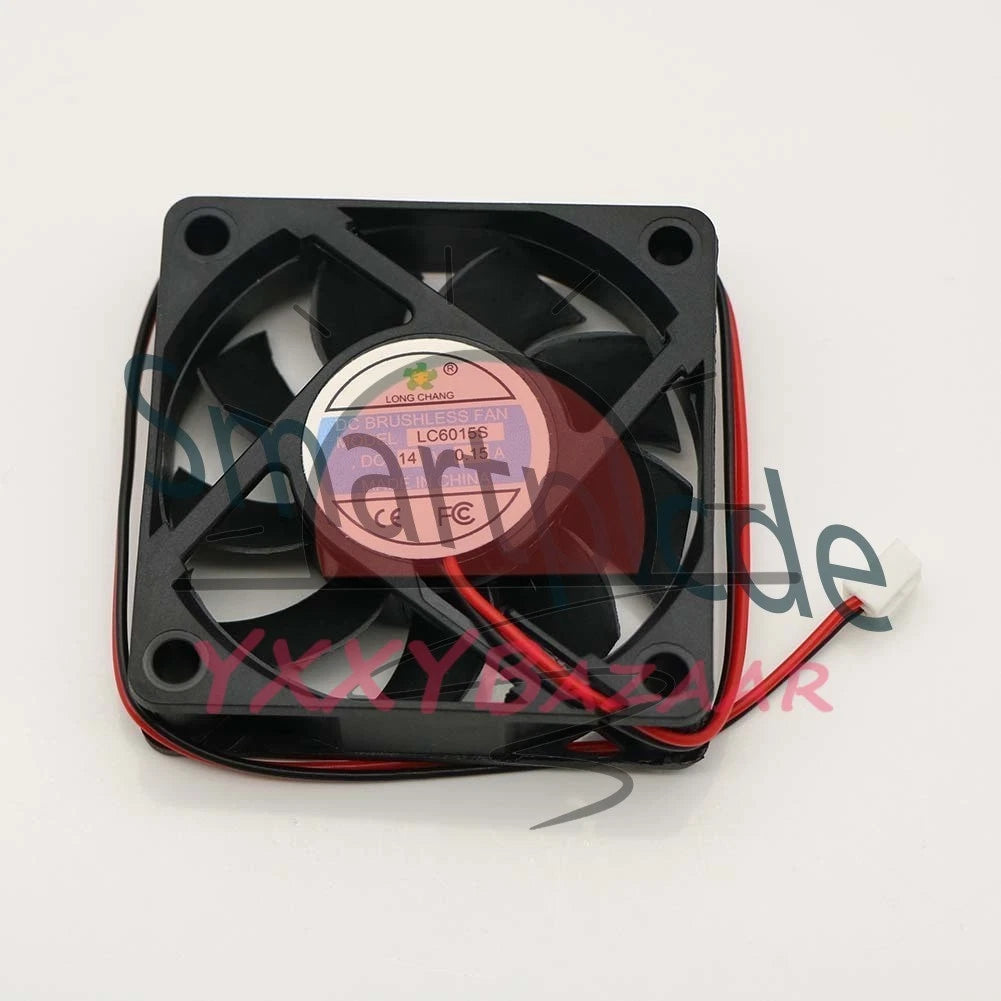 1PCP or LC6015S DC 14V 0.15A 60*60*15MM 6CM Cooling fan 2pin