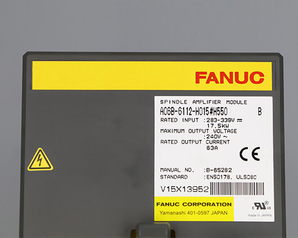 used 1PCS Fanuc Servo drive Amplifier A06B-6112-H015#H550 - FANUC