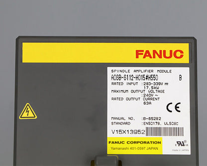 used 1PCS Fanuc Servo drive Amplifier A06B-6112-H015#H550 - FANUC
