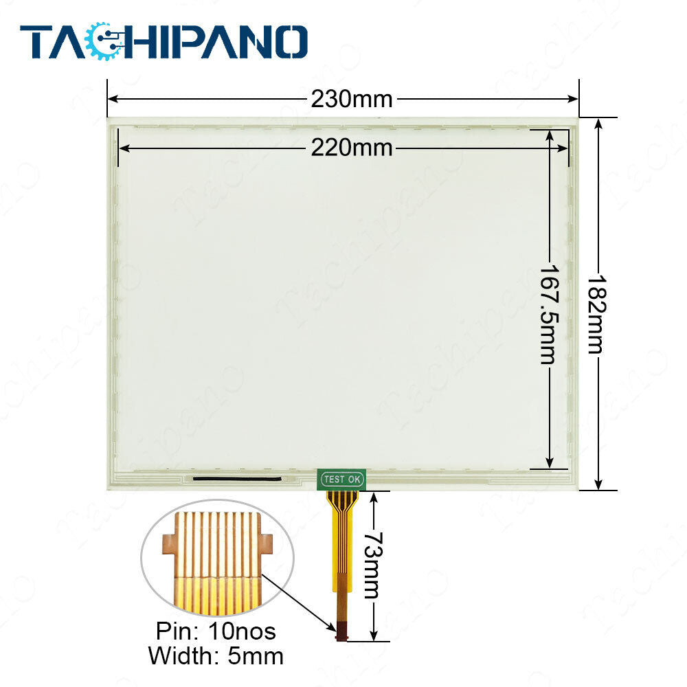 new Touch Screen for PH41230101 Rev B P7420-0324-0405 Touchpad Replacement - KOEED
