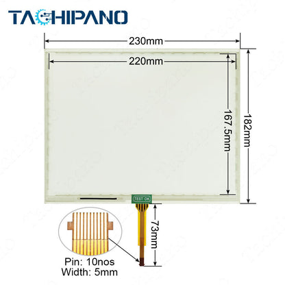 new Touch Screen for PH41230101 Rev B P7420-0324-0405 Touchpad Replacement - KOEED