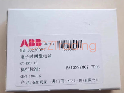 1pc ABB CT-ERC.12 Time relay 1SVR508100R0000