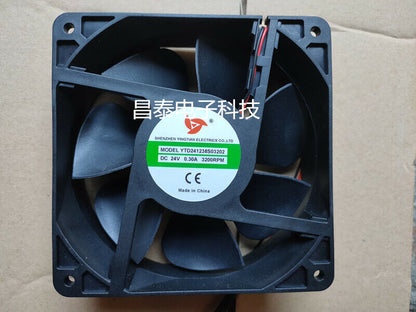 new YTD241238S03202 12cm DC24V 0.30A welding machine cooling fan