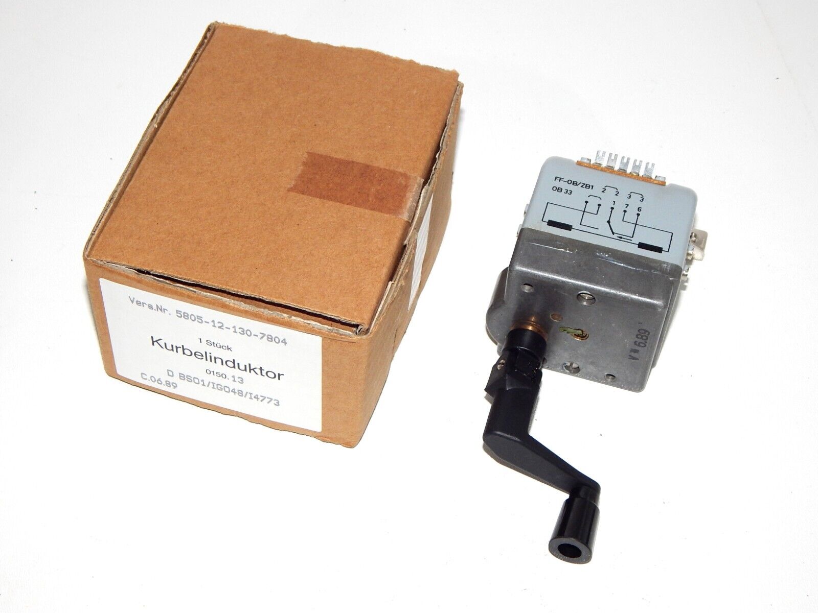 10x NOS Hand Crank Generator Inductor FF-OB/ZB1, Bundeswehr BW - BUNDESWEHR BW