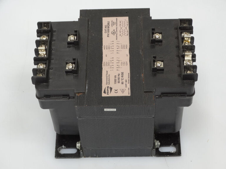 HAMMOND PH1000MQMJ TRANSFORMER - Power Solutions - High Efficiency - 1000VA - 60Hz - 208V - 480V - HAMMOND
