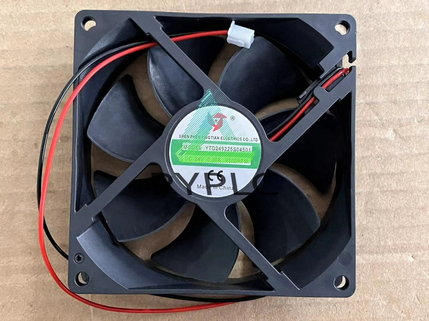 1PC Yingtian YTD249225S04501 24V 0.30A 2-wire welding machine cooling fan~