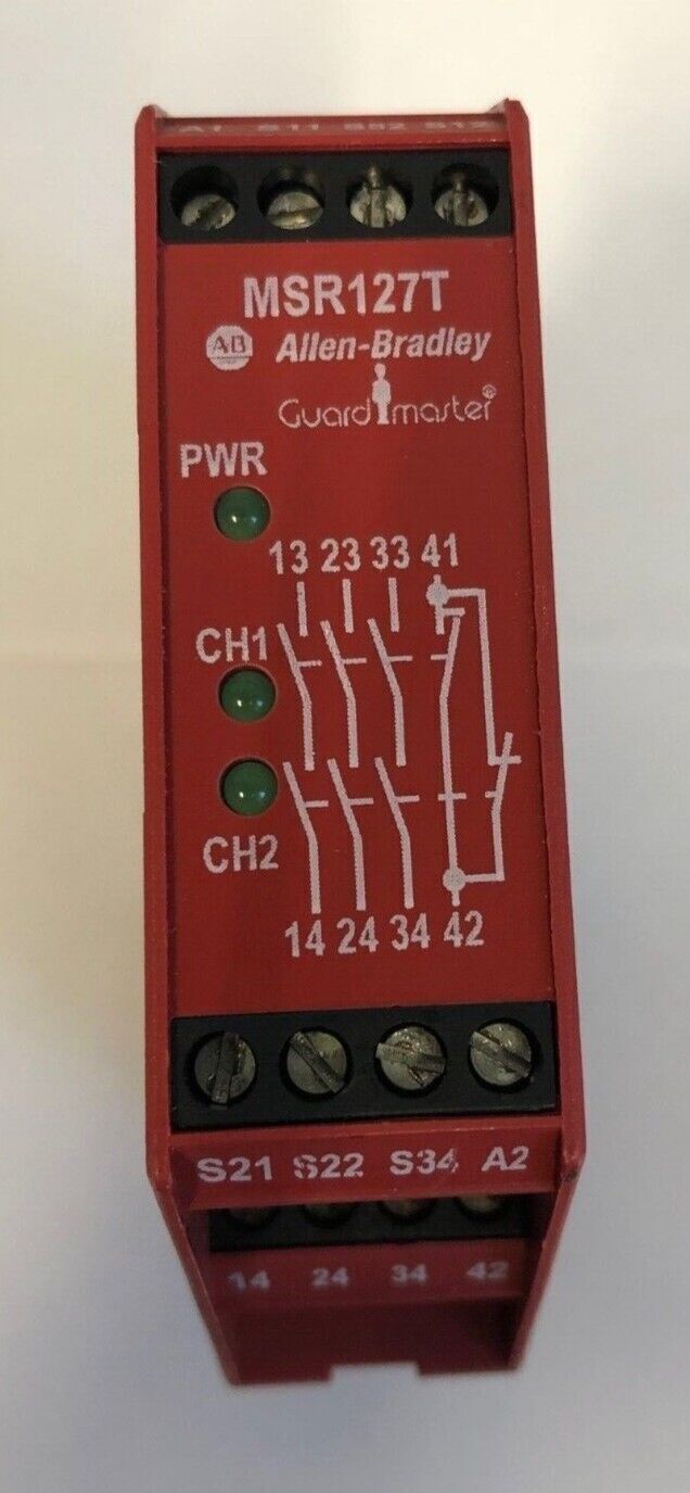 NEW A-B 440R-N23126 MSR127T SER C safety relay Red - WEN