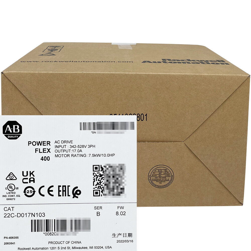 Sealed Allen-Bradley 22C-D017N103 PowerFlex 400 AC Drive 22CD017N103 - ALLEN-BRADLEY