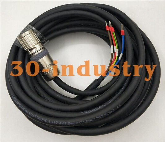 Kollmorgen Power Cable MOT-005-LL-KC4 - Length Options 3m to 15m - KOLLMORGEN