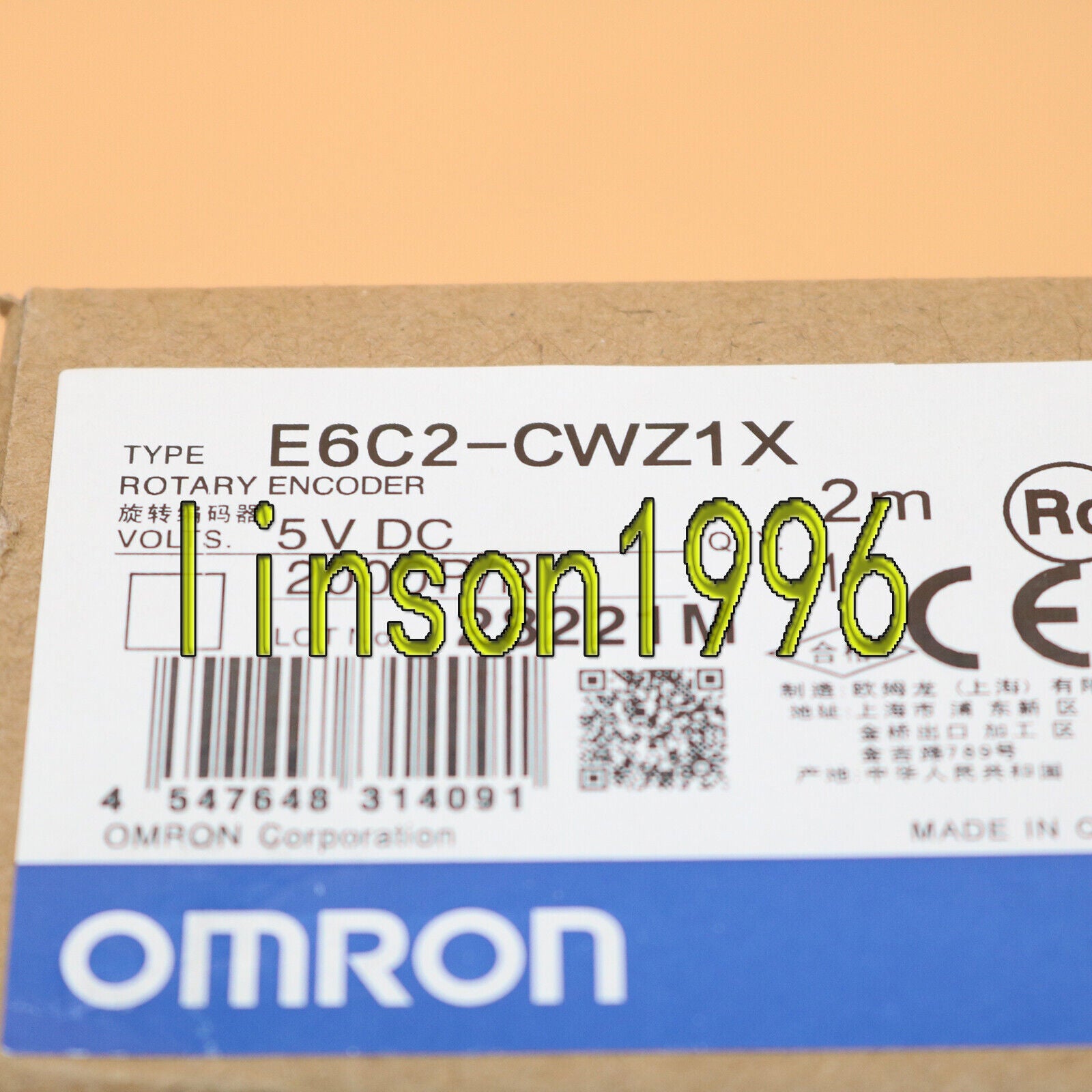 new  Omron Rotary Encoder E6C2-CWZ1X 2000P/R E6C2CWZ1X