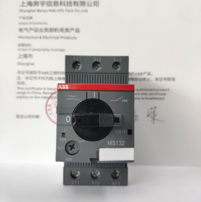 1PC ABB MS132-0.4 0.25-0.4A Manual Motor Starter