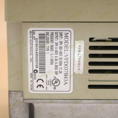 Used 380V 3.7KW Inverter VFD-037B43A - DELTA