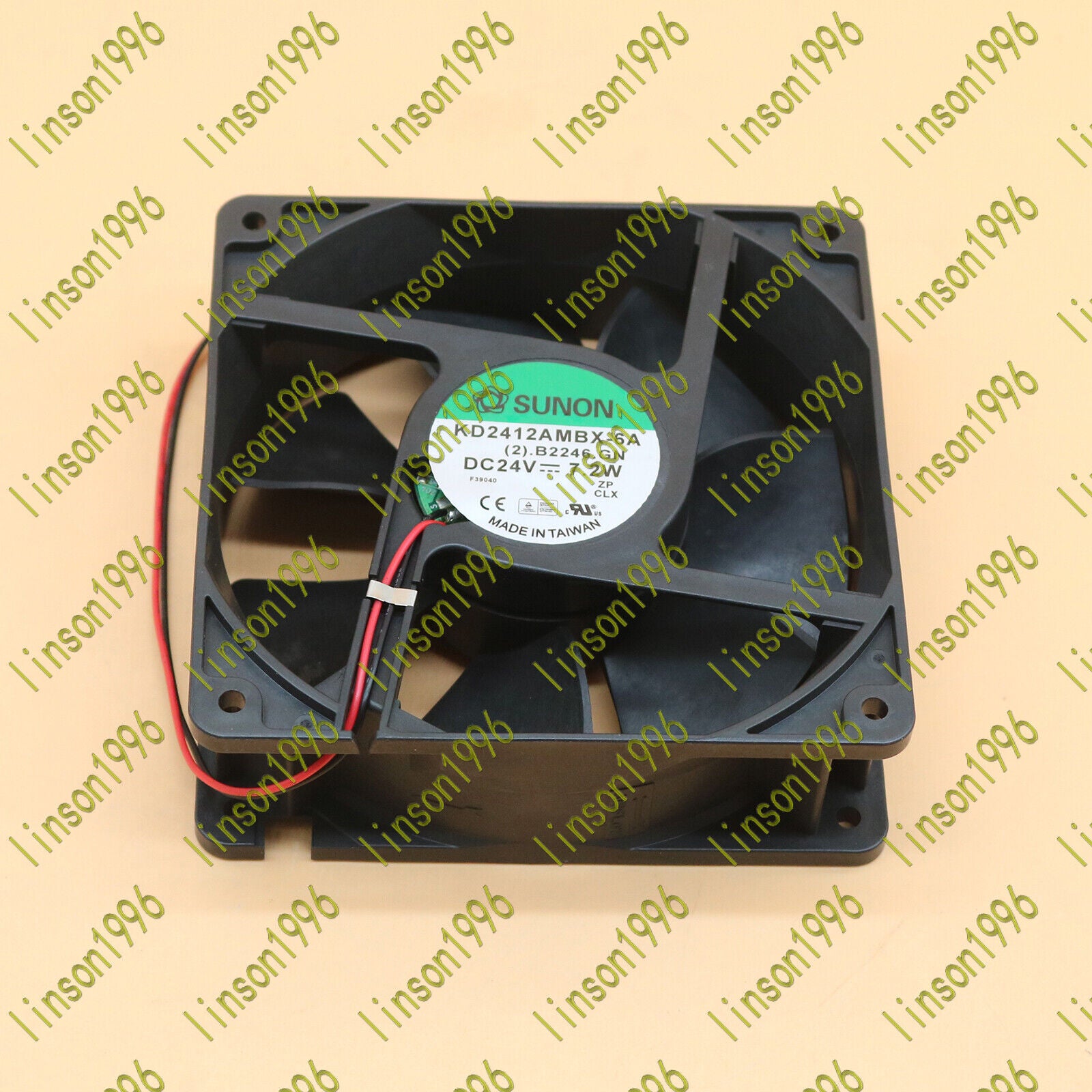 SUNON KD2412AMBX-6A 24V 7.2W Cooling Fan - SUNON