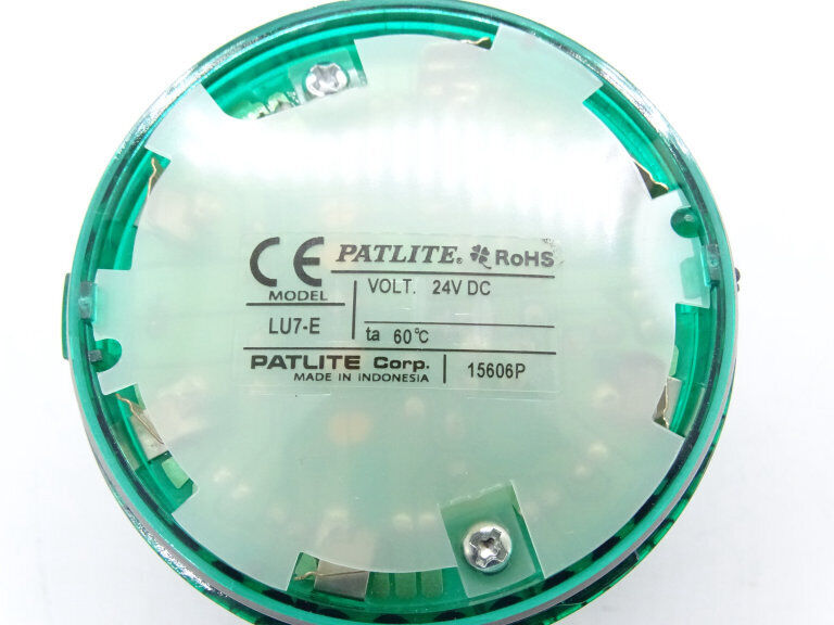 PATLITE LU7-E-G LIGHT FIXTURE - 7W LED Bulb with Built-in Diffuser - PATLITE