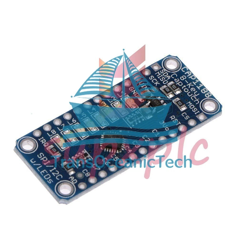 CAP1188 8 Key Capacitive Touch Sensor Module SPI I2C Captouch LED For Arduino