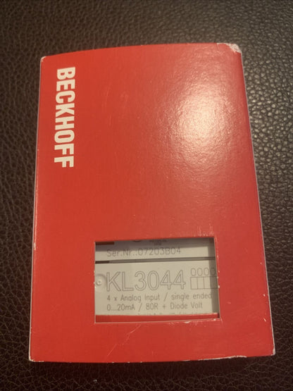 BECKHOFF KL3044 - New In Box - BECKHOFF