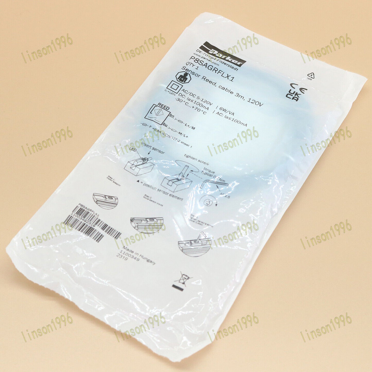 Parker P8SAGRFLX1 sensor - PARKER