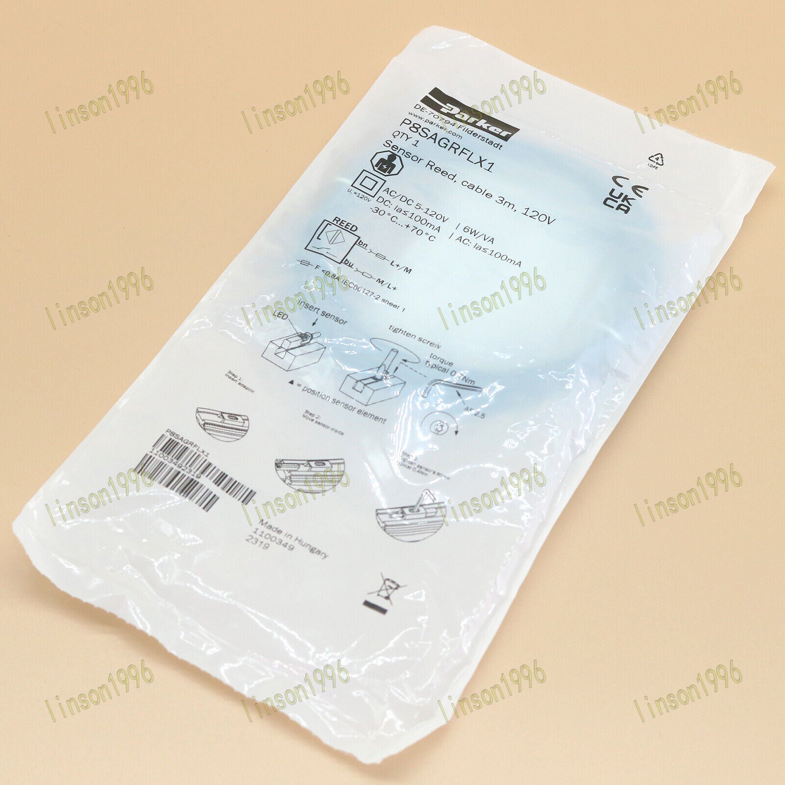 Parker P8SAGRFLX1 sensor - PARKER