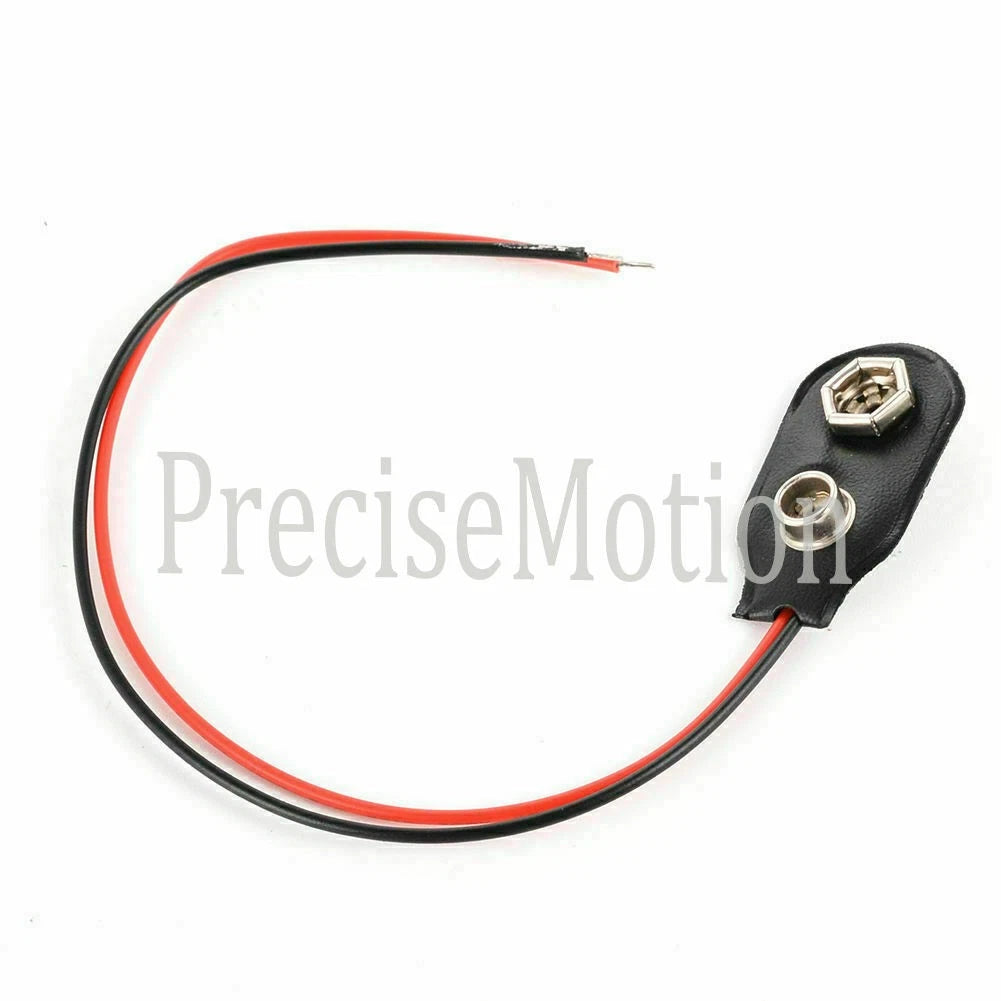 Pack of 10 9V Battery Connector Snap Clip Wire Connector Lead Holder T Type