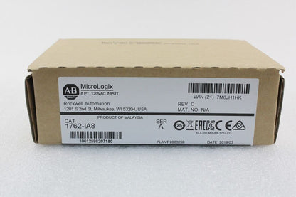Allen-Bradley 1762-IA8 Ser A 8PT 120V Input - ALLEN-BRADLEY