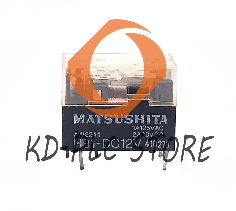 1Pc HB1-DC12V Matsushita Signal Relay 1A 125VAC 5 Pins
