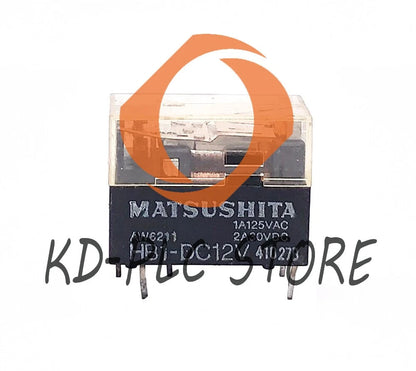 1Pc HB1-DC12V Matsushita Signal Relay 1A 125VAC 5 Pins