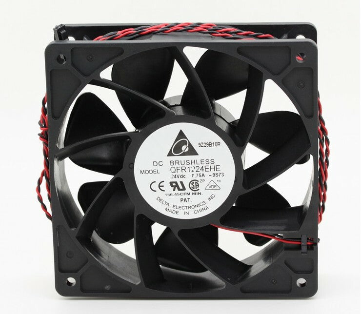 1pcs Delta QFR1224EHE 12038 12cm 24V 0.75A large air volume inverter fan 2pin
