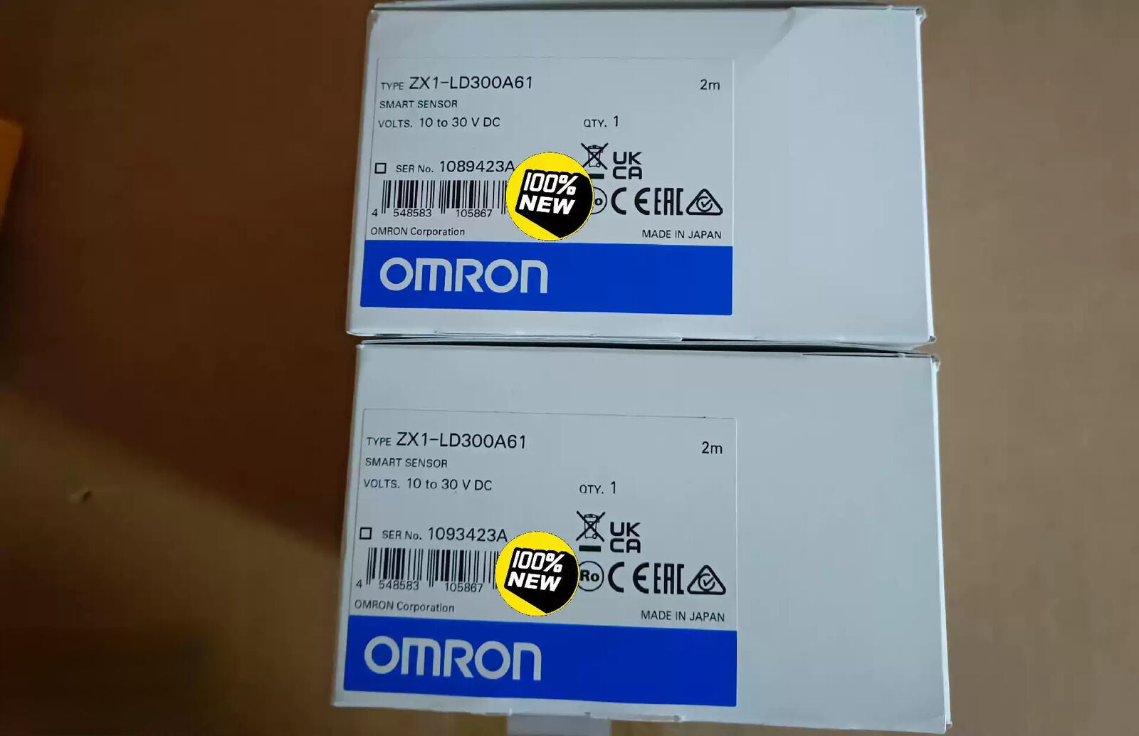 New Omron ZX1-LD300A61 - OMRON