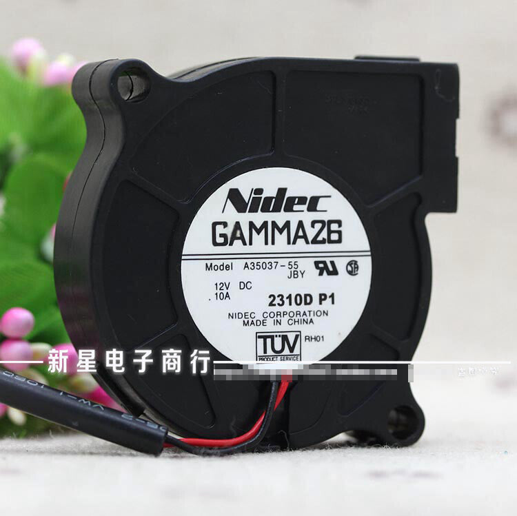 1pcs  Nidec A35037-55 12V 5015 0.10A Quiet Fan Centrifugal Turbine Blower