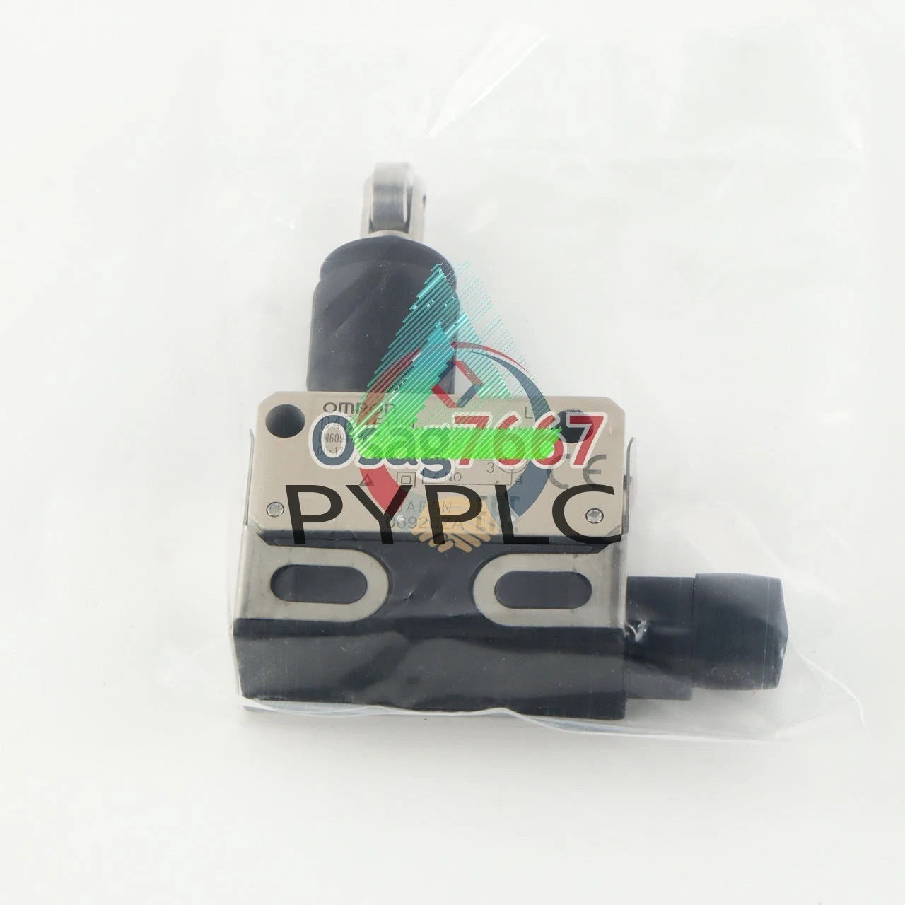 One Omron D4E-1E10N travel limit switch