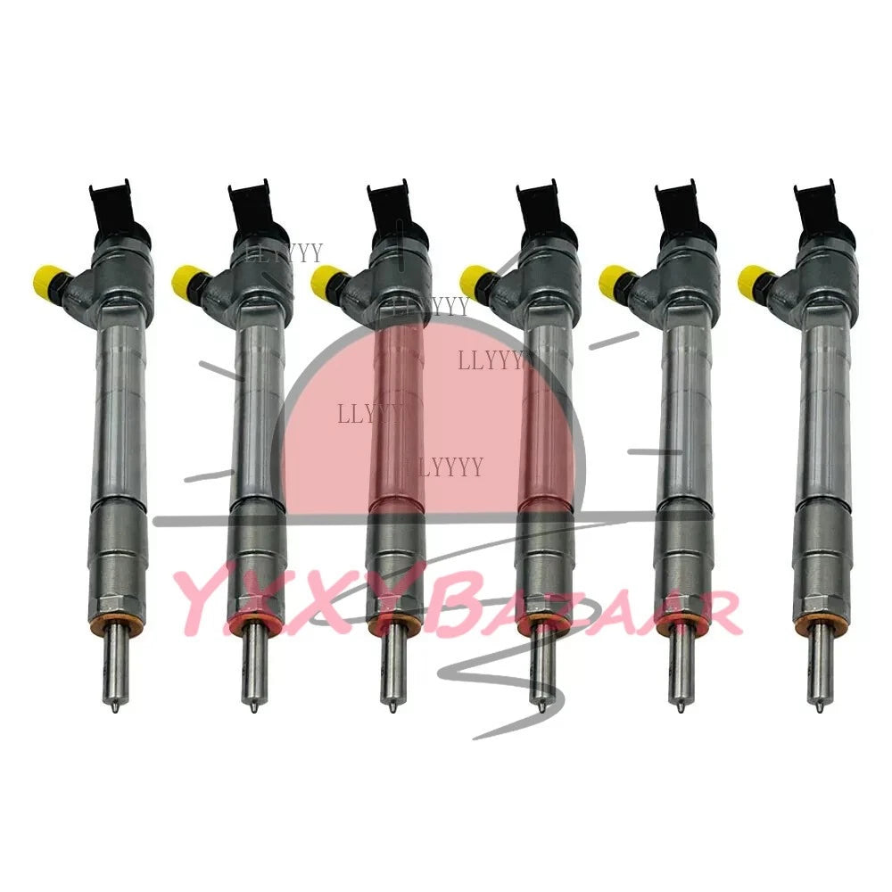 6PCS FUEL INJECTOR For 2014-2019 JEEP DODGE RAM ECODIESEL 3.0L DIESEL 0445110522