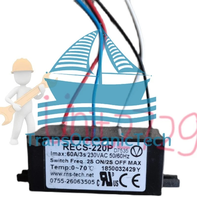 1PCS Electronic centrifugal switch RECS-220P 60A Suitable for 600-2000w motors~