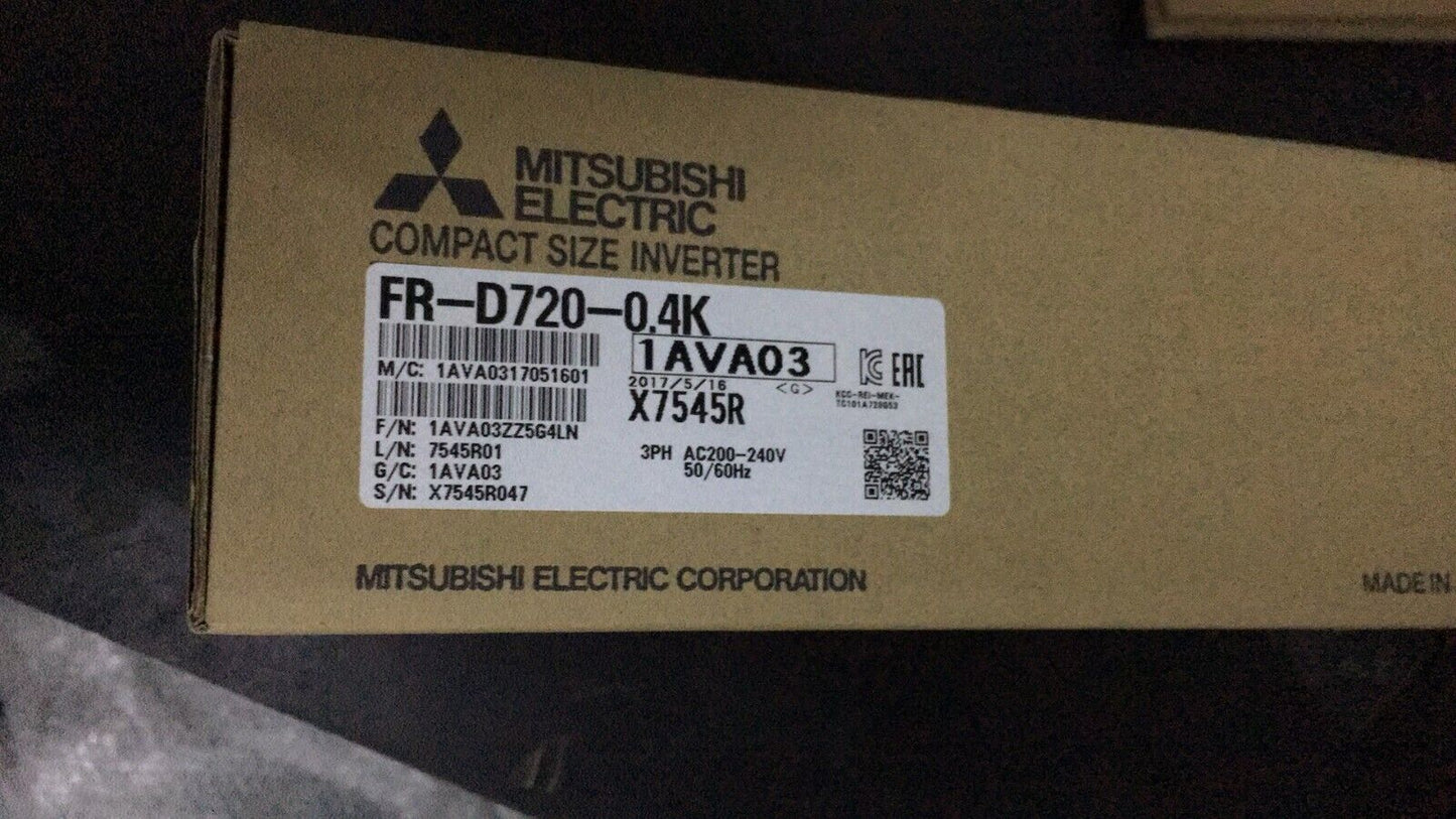 MITSUBISHI FR-D720-0.4K INVERTER FRD7200.4K - MITSUBISHI