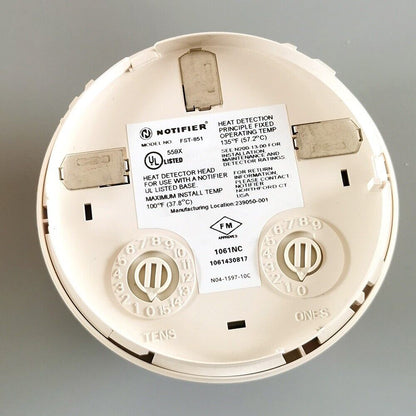Notifier FST-851 Heat Detector - Brand New in Box - KOEED