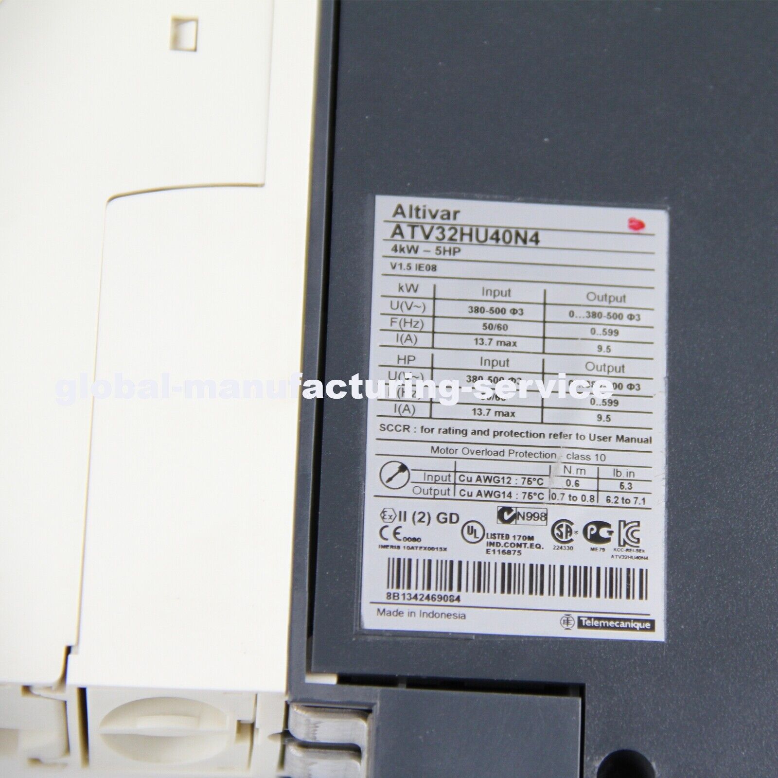 1pc Schneider ATV32HU40N4 4kw 380-500V Inverter - SCHNEIDER