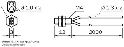 1PCS Fiber Optic Sensors - LL3-DM01 - KOEED