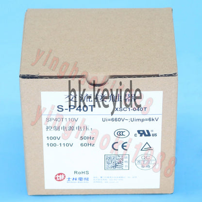For SHIHLIN AC Magnetic Contactor S-P40T 110V Free Shipping